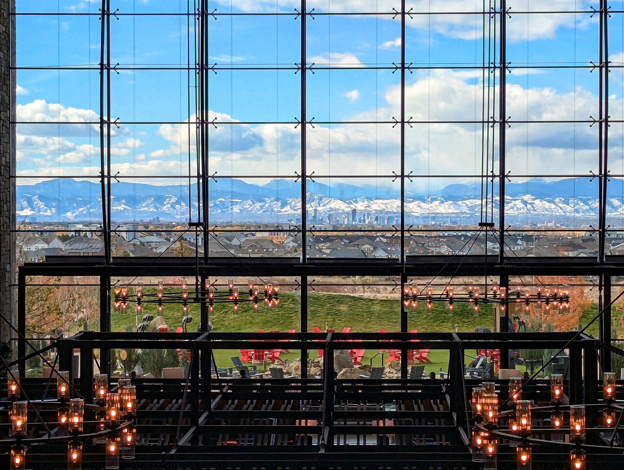 Denver venue with mountain view