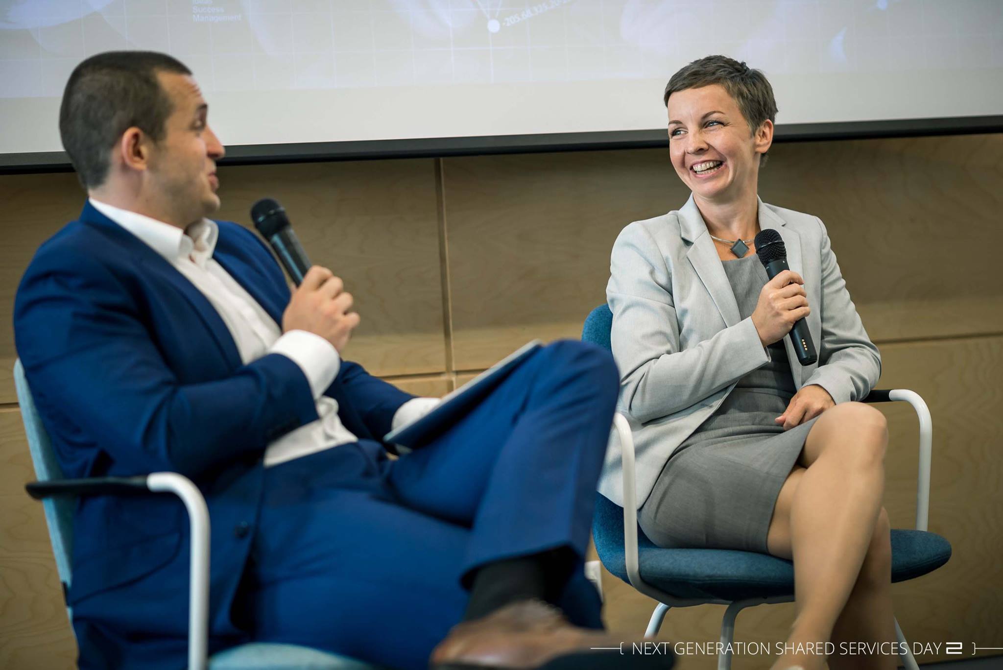 Dorka Nagy-Józsa panel discussion laughing